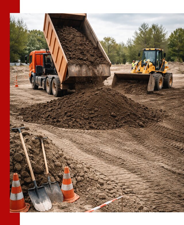 Поставка и доставка планировочного грунта в Дзержинске