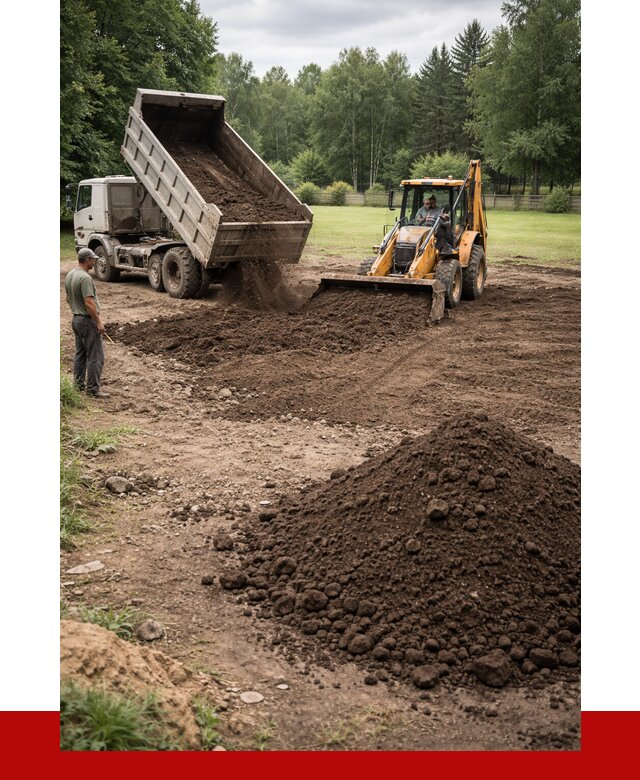 Грунт для выравнивания участка в Дзержинске от 1220 р. | ПРОНЕРУДДзр