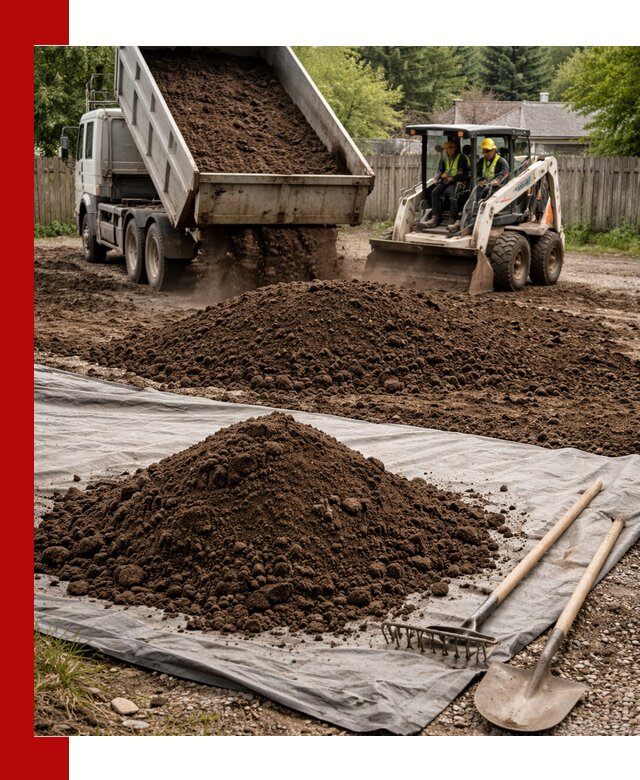 Грунт для отсыпки участка с доставкой в Дзержинске