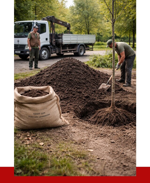 Грунт для посадки деревьев в Дзержинске от 1220 р. | ПРОНЕРУДДзр