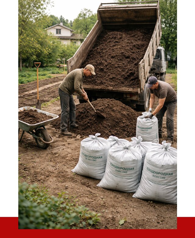 Плодородная смесь в Дзержинске от 4270 р./куб с доставкой | ПРОНЕРУДДзр