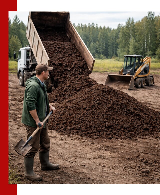 Купить верховой торф с доставкой в Дзержинске для садоводства и растений