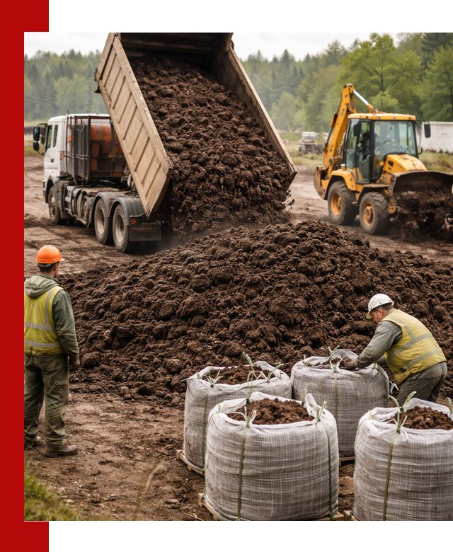 Доставка нейтрального торфа в Дзержинске оптом и в розницу