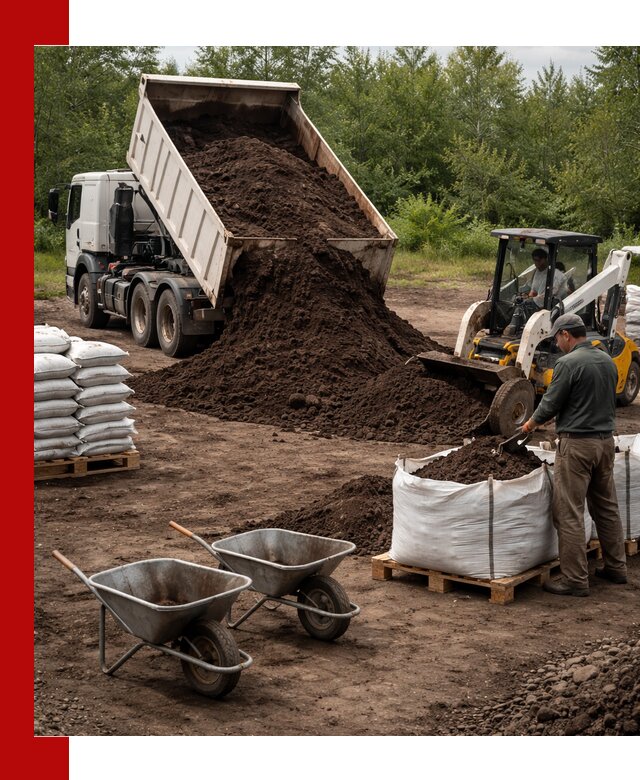 Доставка и продажа торфогрунта в Дзержинске оптом и в розницу