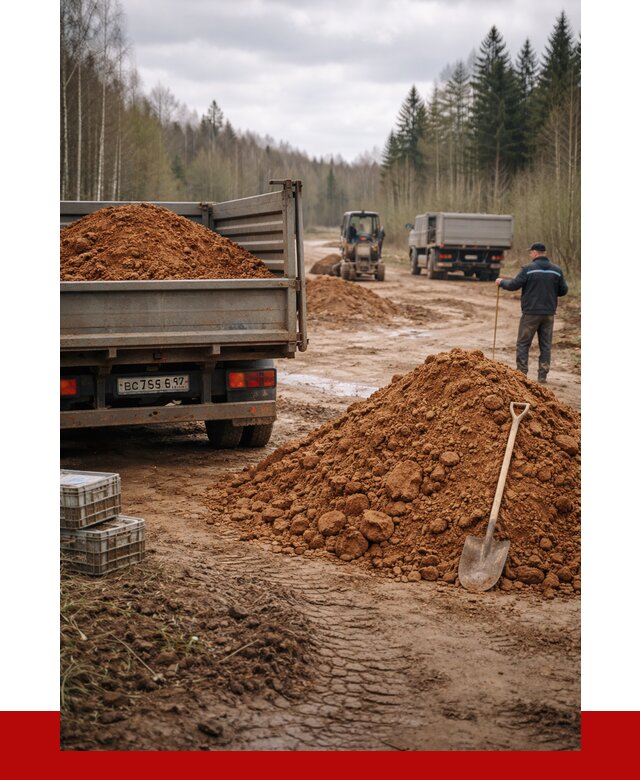 Глина и суглинки в Дзержинске от 4575 р. за куб | ПРОНЕРУДДзр