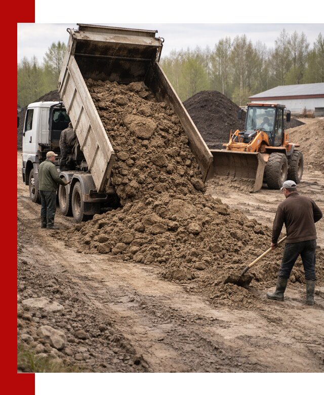 Доставка глин и суглинков в Дзержинске оптом и вкрай