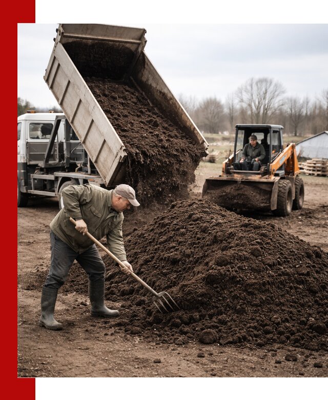 Доставка и продажа перегноя в Дзержинске быстро и дешево