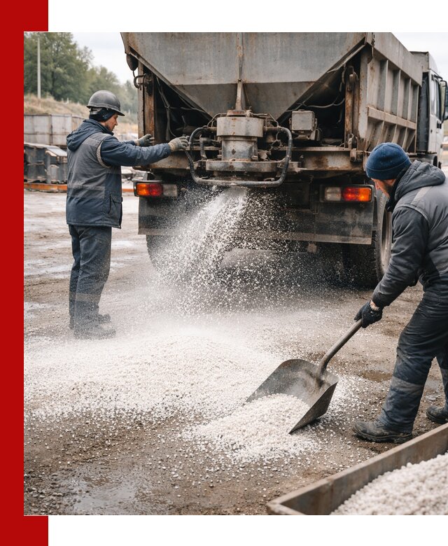 Доставка и продажа хлористого кальция в Дзержинске