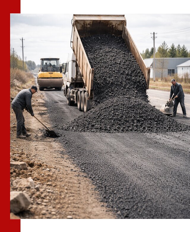 Асфальтовая крошка для дорог в Дзержинске — поставка и доставка