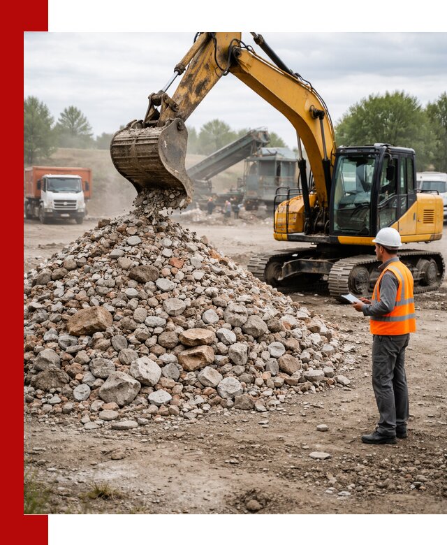 Доставка и вывоз строительного боя в Дзержинске