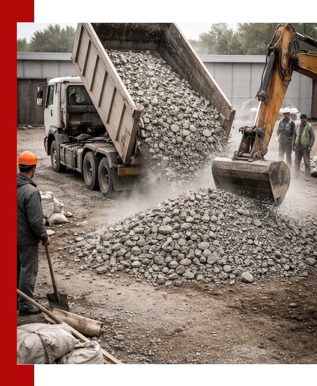 Доставка дробленого бетона в Дзержинске оптом и в розницу