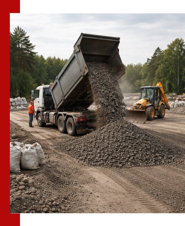 Доставка дробленого асфальта в Дзержинске для дорожных работ