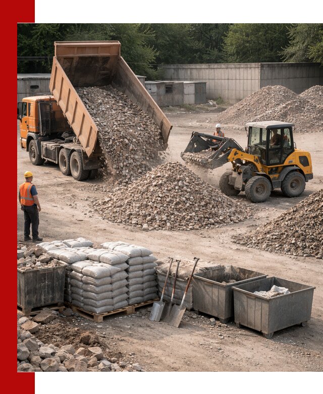 Вторичные материалы для отсыпки в Дзержинске — поставка и доставка