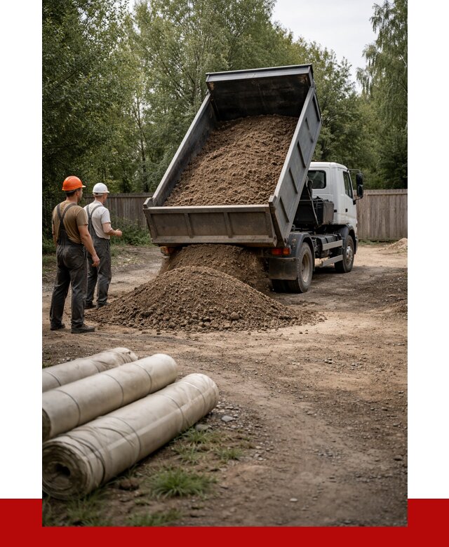 Доставка сыпучих материалов самосвалом в [cvi] от 4270 р. | ПРОНЕРУДДзр