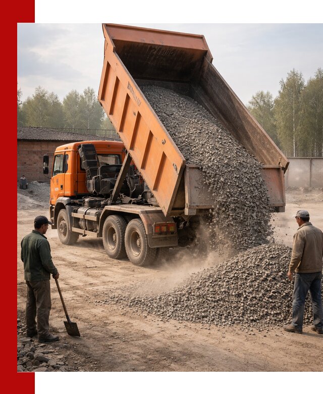 Доставка самосвалом 20 м3 в Дзержинске быстро и надежно