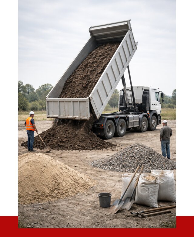 Доставка самосвалом 30 кубов в Дзержинске от 8642 р. | ПРОНЕРУДДзр