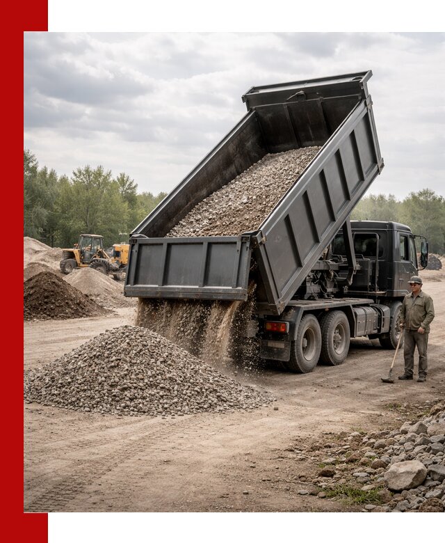 Доставка самосвалом 30 м3 по выгодным ценам в Дзержинске