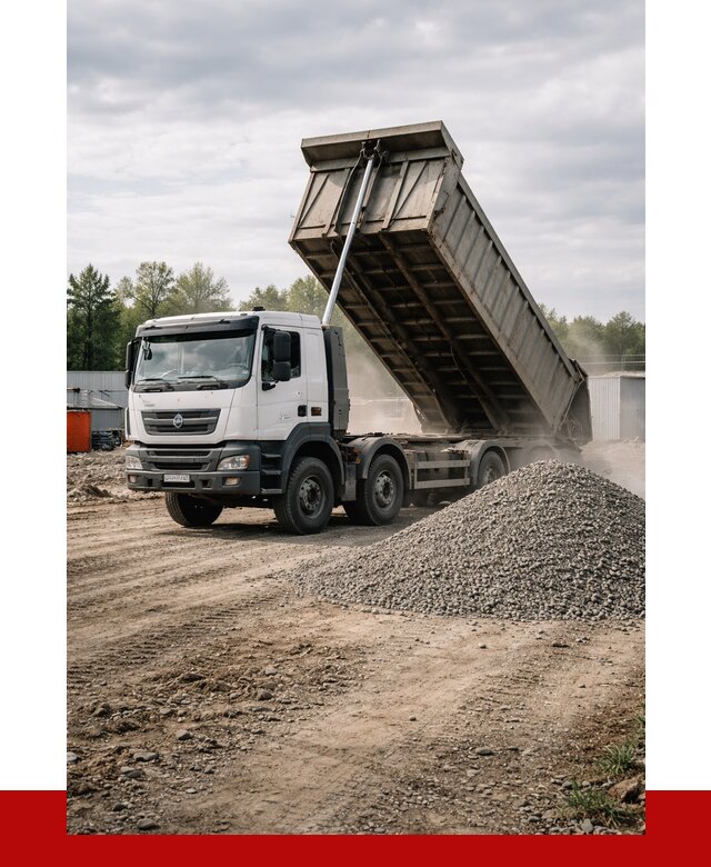 Доставка самосвалом 40 кубов в Дзержинске от 9150 р. | ПРОНЕРУДДзр