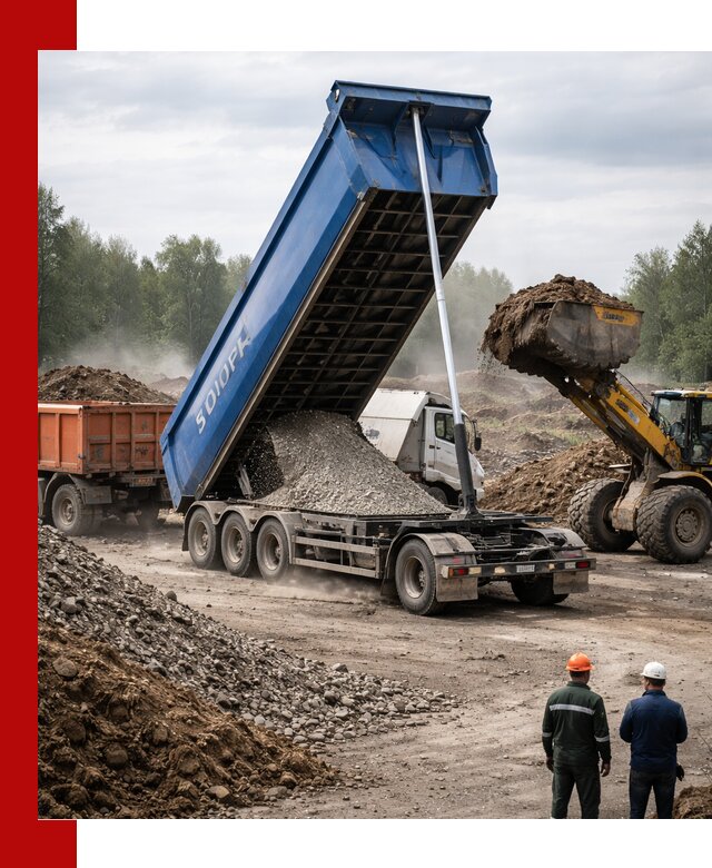 Аренда тонар 40 тонн в Дзержинске с доставкой материалов