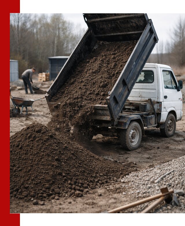 Аренда минисамосвала в Дзержинске для доставки сыпучих материалов