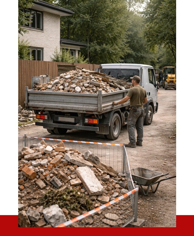 Вывоз строительного мусора с погрузкой в Дзержинске от 7625 р | ПРОНЕРУДДзр