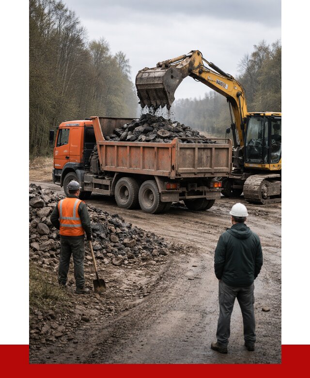 Вывоз асфальта в Дзержинске от 4575 р. самосвалом ПРОНЕРУДДзр