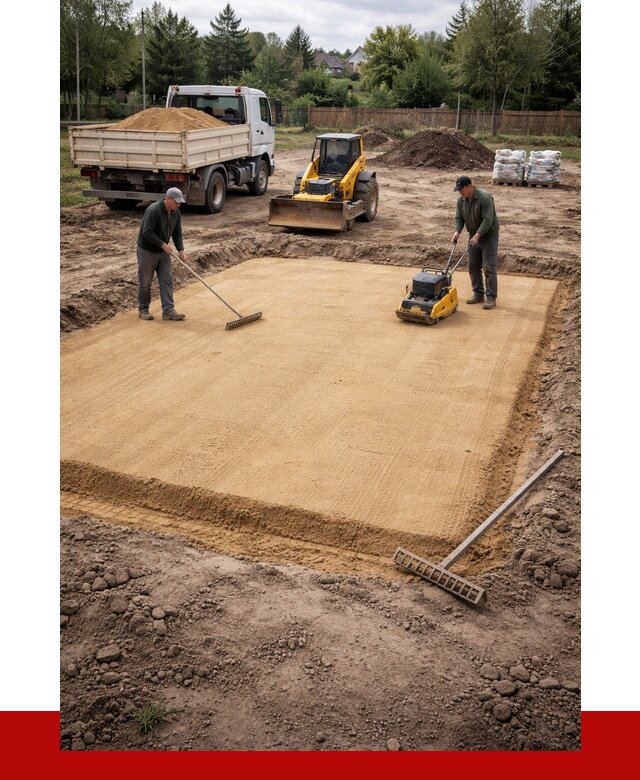 Устройство песчаной подушки в Дзержинске от 4575 р. ПРОНЕРУДДзр